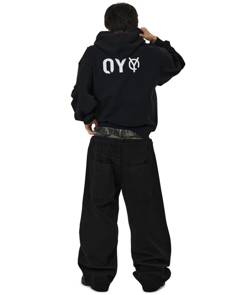 OY/オーワイ』METAL LOGO HOODIE ZIP UP/メタルロゴジップアップ