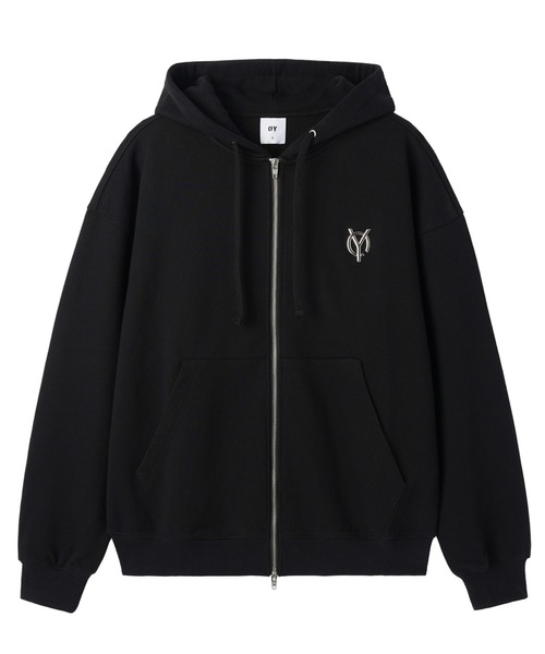 OY/オーワイ』METAL LOGO HOODIE ZIP UP/メタルロゴジップアップ