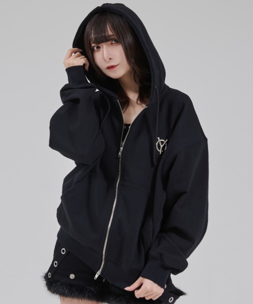 早い者勝ち‼️ 【完売品】OY ジップパーカー OY パーカー 「OY/オーワイ」I LOVE HOODIE ZIP UP/バック