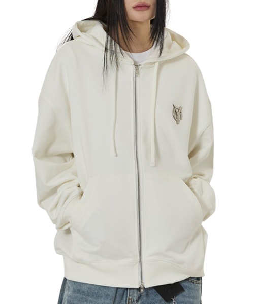 OY/オーワイ』METAL LOGO HOODIE ZIP UP/メタルロゴジップアップ