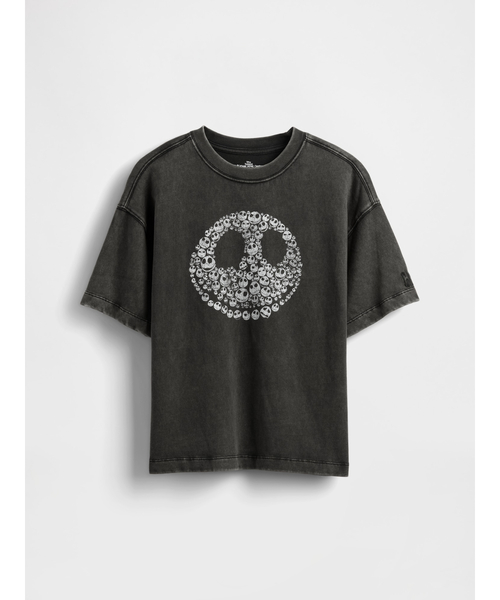 GAP(ギャップ)の「ナイトメアー・ビフォア・クリスマス スカルTシャツ (キッズ)(Tシャツ/カットソー・キッズ・ブラック・140cm/130cm/160cm/150cm/120cm/110cm)」の2枚目の写真