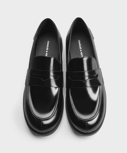 CHARLES & KEITH(チャールズ & キース)の「Arven アルベン ペニーローファー(ローファー・レディース・ブラック系その他7/タン・25.5cm/25cm/24.5cm/23.5cm/23cm/22.5cm)」の5枚目の写真