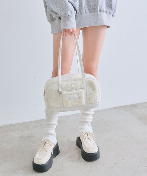 セール】もこもこボアバッグ（ショルダーバッグ）｜OLIVE des OLIVE