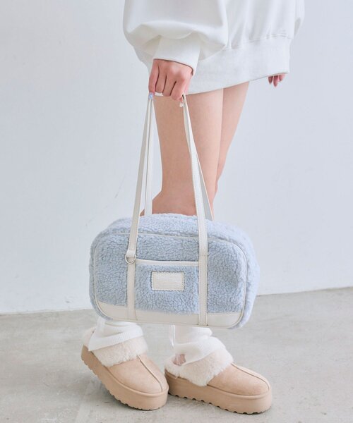 セール】もこもこボアバッグ（ショルダーバッグ）｜OLIVE des OLIVE