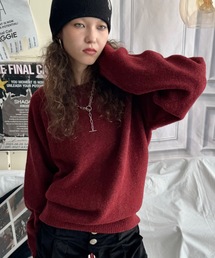 新品未使用　  レッド ニットセーター 楽天市場】【10日限定！店内《半額！》】チャンキー 鹿の子編み