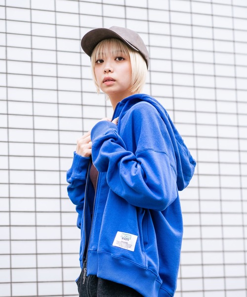 DISCUS(ディスカス)の「【DISCUS/ディスカス】裏毛 アイコニック フルジップパーカー(パーカー・レディース・杢グレー/ブルー/ブラック・LARGE/MEDIUM)」の19枚目の写真