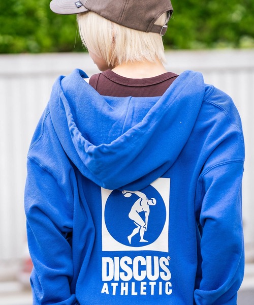 DISCUS(ディスカス)の「【DISCUS/ディスカス】裏毛 アイコニック フルジップパーカー(パーカー・レディース・杢グレー/ブルー/ブラック・LARGE/MEDIUM)」の13枚目の写真