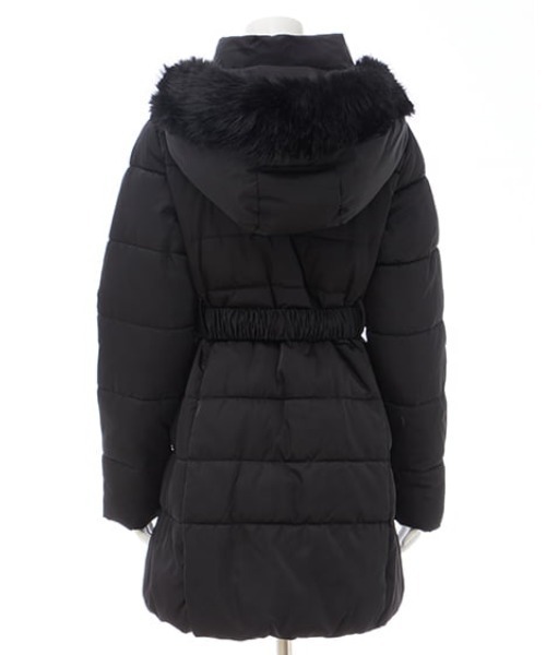 INGNI  ダウンコート INGNI ダウンコート ダウンジャケット ファーフード付ウエストベルト