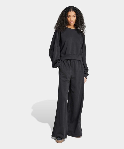 adidas(アディダス)の「アディブレイク アディカラー ワイド スウェットパンツ / アディダスオリジナルス adidas Originals(スウェットパンツ・レディース・ブラック・SMALL/X-SMALL/LARGE/MEDIUM/X-LARGE/XX-LARGE)」の5枚目の写真