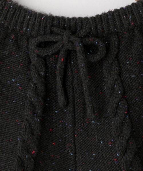 LOWRYS FARM（ローリーズファーム）の「ケーブルニットショートパンツ　 591808（その他パンツ・キッズ・ベージュ/ブラック/グレー・110cm/120cm/130cm/140cm/150cm）」の5枚目の写真