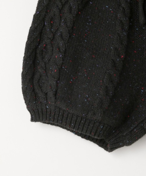 LOWRYS FARM（ローリーズファーム）の「ケーブルニットショートパンツ　 591808（その他パンツ・キッズ・ベージュ/ブラック/グレー・110cm/120cm/130cm/140cm/150cm）」の6枚目の写真