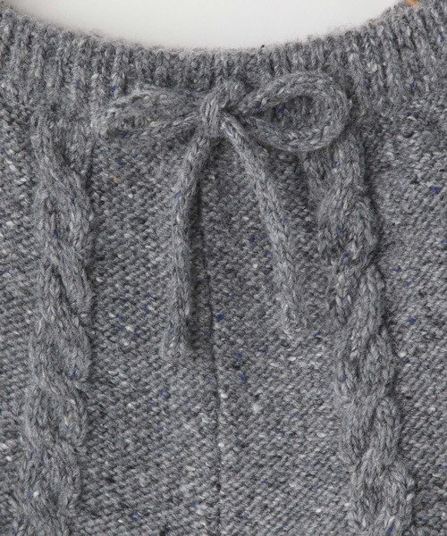 LOWRYS FARM（ローリーズファーム）の「ケーブルニットショートパンツ　 591808（その他パンツ・キッズ・ベージュ/ブラック/グレー・110cm/120cm/130cm/140cm/150cm）」の9枚目の写真