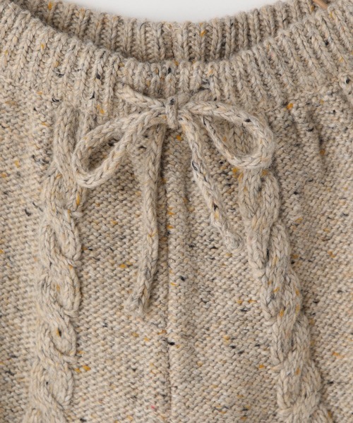 LOWRYS FARM（ローリーズファーム）の「ケーブルニットショートパンツ　 591808（その他パンツ・キッズ・ベージュ/ブラック/グレー・110cm/120cm/130cm/140cm/150cm）」の10枚目の写真