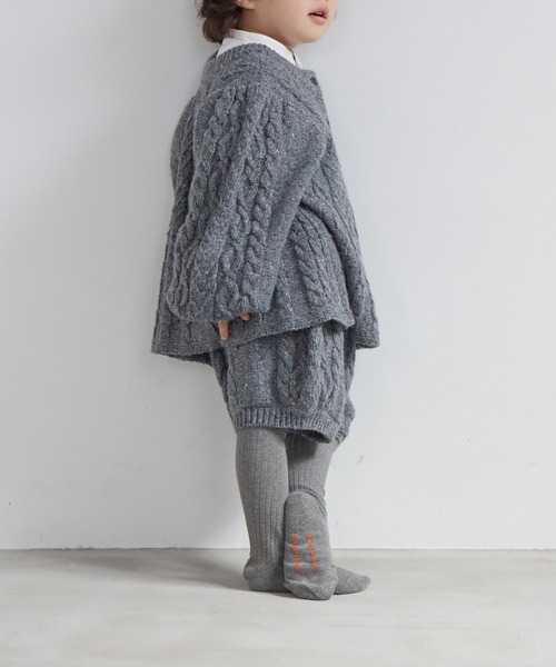 LOWRYS FARM（ローリーズファーム）の「ケーブルニットショートパンツ　 591808（その他パンツ・キッズ・ベージュ/ブラック/グレー・110cm/120cm/130cm/140cm/150cm）」の13枚目の写真