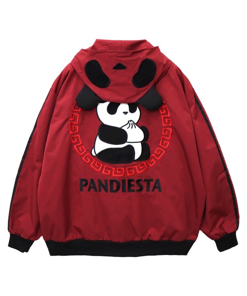 PANDIESTA(パンディエスタ)の「なりきり中華パンダブルゾン(M2)(ブルゾン・メンズ・ブラック/ワイン/ホワイト・M/L/XL)」の9枚目の写真