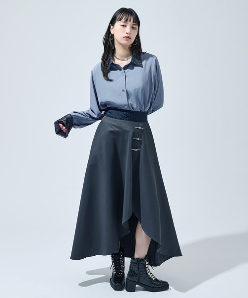 JQキリカエスリットフレアスカート/SETUP（スカート）｜Ellno de Mavie