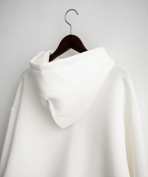 Rocky Monroe(ロッキーモンロー)の「ルーズシルエットペールトーンダンボールニットフルジップパーカー(パーカー・メンズ・ピンク/ブルー/ミント/ブラック/ベージュ/ネイビー/グレー/ホワイト・L/M/XL)」の10枚目の写真