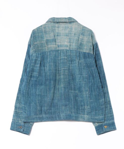 HOLLYWOOD RANCH MARKET（ハリウッドランチマーケット）の「JAPAN DORAKU REWORK AFRICAN INDIGO ANTIQUE トラッカージャケット（ブルゾン・メンズ・A/B・M/L）」の10枚目の写真
