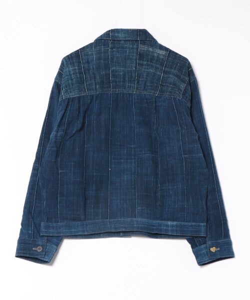 HOLLYWOOD RANCH MARKET（ハリウッドランチマーケット）の「JAPAN DORAKU REWORK AFRICAN INDIGO ANTIQUE トラッカージャケット（ブルゾン・メンズ・A/B・M/L）」の12枚目の写真