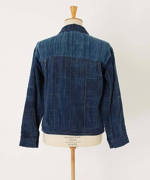 HOLLYWOOD RANCH MARKET（ハリウッドランチマーケット）の「JAPAN DORAKU REWORK AFRICAN INDIGO ANTIQUE トラッカージャケット（ブルゾン・メンズ・A/B・M/L）」の7枚目の写真