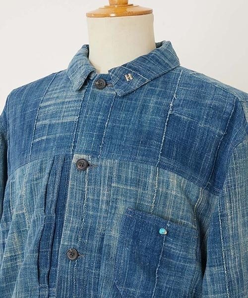 HOLLYWOOD RANCH MARKET（ハリウッドランチマーケット）の「JAPAN DORAKU REWORK AFRICAN INDIGO ANTIQUE トラッカージャケット（ブルゾン・メンズ・A/B・M/L）」の13枚目の写真