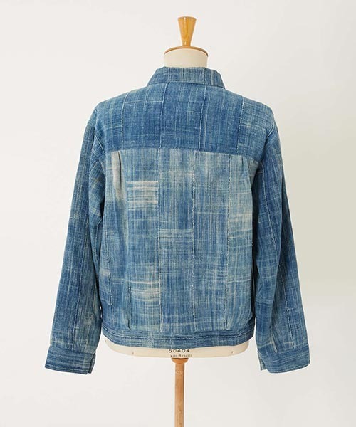 HOLLYWOOD RANCH MARKET（ハリウッドランチマーケット）の「JAPAN DORAKU REWORK AFRICAN INDIGO ANTIQUE トラッカージャケット（ブルゾン・メンズ・A/B・M/L）」の9枚目の写真