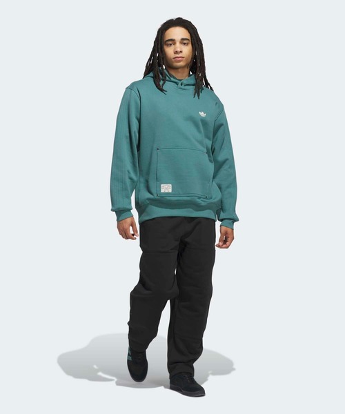 adidas(アディダス)の「シュムーフォイル 厚手パーカー / アディダスオリジナルス adidas Originals(パーカー・メンズ・ブラック/グリーン・3XL/XX-LARGE/X-SMALL/SMALL/X-LARGE/MEDIUM/LARGE)」の14枚目の写真