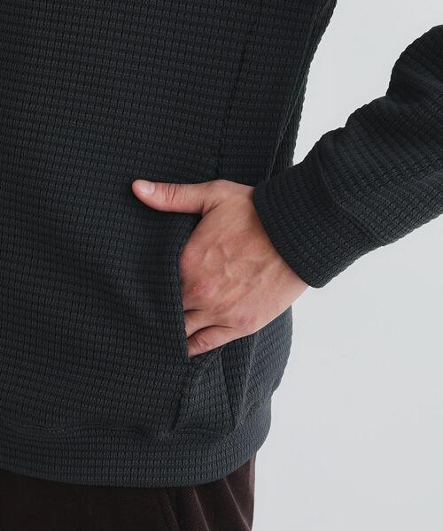 TAKEO KIKUCHI(タケオキクチ)の「ニットライクジャージ ブルゾン(ブルゾン・メンズ・ネイビー/グレー・04/03/02)」の8枚目の写真