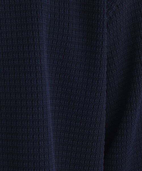 TAKEO KIKUCHI(タケオキクチ)の「ニットライクジャージ ブルゾン(ブルゾン・メンズ・ネイビー/グレー・04/03/02)」の14枚目の写真