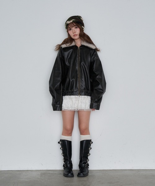 RAY CASSIN(レイカズン)の「迷彩ニット帽(ニットキャップ/ビーニー・レディース・ベージュ/ベージュ系その他2・FREE)」の7枚目の写真