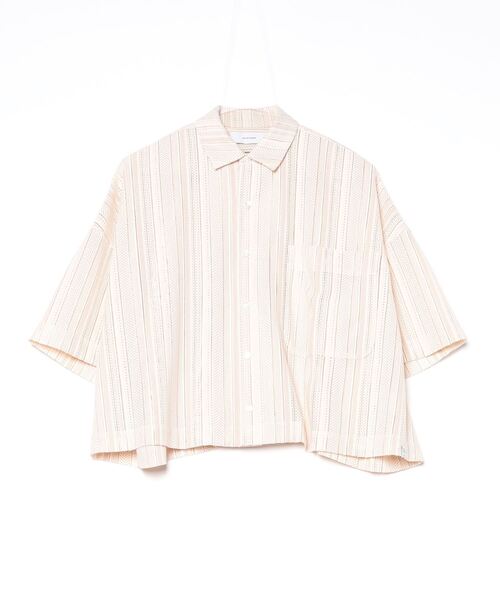 styles（スタイルス）の「FACETASM MESH CROPPED SHIRT NAT-SH-U04（シャツ/ブラウス・メンズ・ベージュ/カーキ・1）」の2枚目の写真