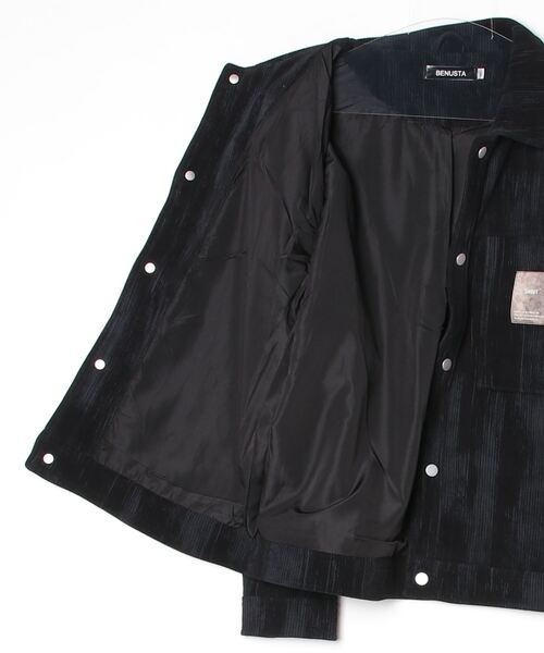 BENUSTA(ベヌスタ)の「A'GEM/9 × .kom 『BENUSTA /ベヌスタ』Corduroy Work Jacket /コーデュロイワークジャケット(ブルゾン・メンズ・ブラック・XL)」の9枚目の写真