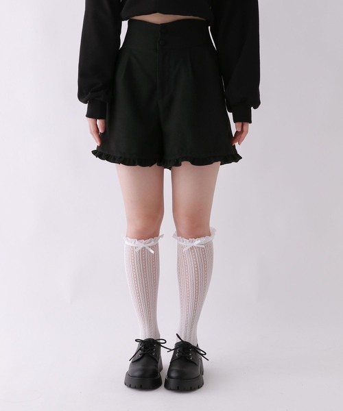 repipi armario(レピピ アルマリオ)の「【girly line】ハイウエストフリルショートパンツ(その他パンツ・キッズ・アイボリー/ブラック/ブルー・SMALL/MEDIUM/LARGE)」の11枚目の写真