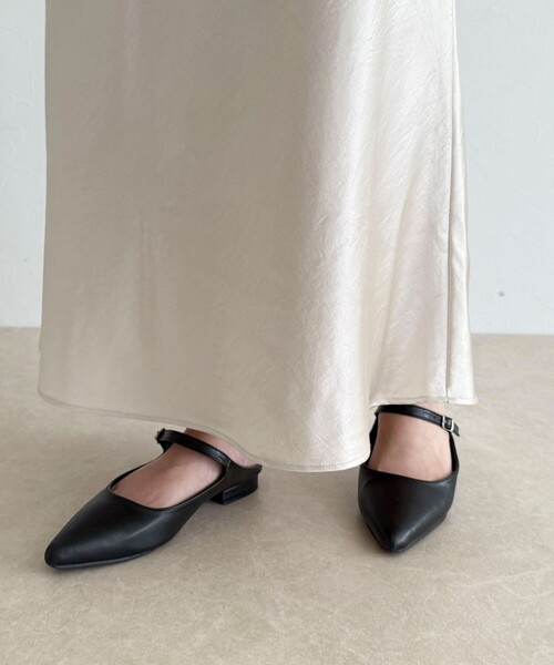 fredy emue（フレディエミュ）の「シルキーヘビーサテンスカート（スカート・レディース・ブラウン/アイボリー・38/36）」の14枚目の写真