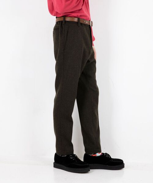 HYSTERIC GLAMOUR（ヒステリックグラマー）の「テーパードスラックスパンツ（スラックス・メンズ・ブラック/グリーン/グレー・SMALL/MEDIUM/LARGE）」の16枚目の写真