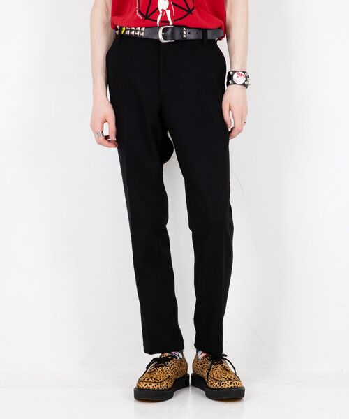 HYSTERIC GLAMOUR（ヒステリックグラマー）の「テーパードスラックスパンツ（スラックス・メンズ・ブラック/グリーン/グレー・SMALL/MEDIUM/LARGE）」の4枚目の写真