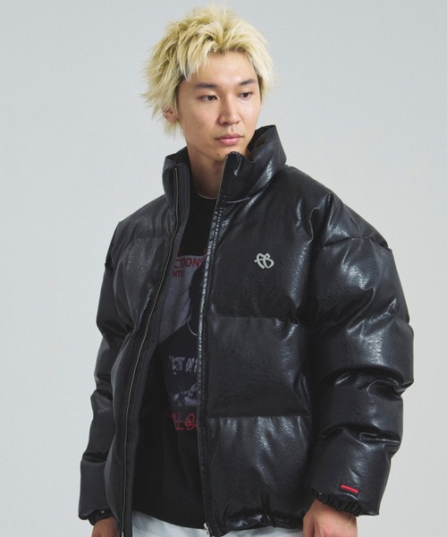 FUBU( フブ)の「FUBU-GA別注 PU Puffer Jacket(その他アウター・メンズ・ブラック・L/M)」の1枚目の写真
