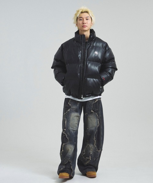 FUBU( フブ)の「FUBU-GA別注 PU Puffer Jacket(その他アウター・メンズ・ブラック・L/M)」の9枚目の写真