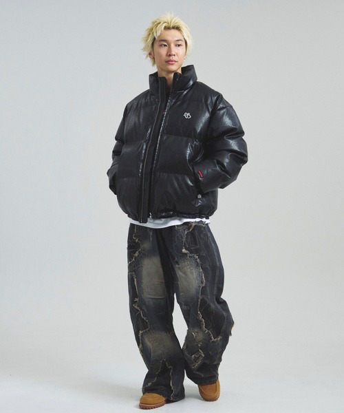 FUBU( フブ)の「FUBU-GA別注 PU Puffer Jacket(その他アウター・メンズ・ブラック・L/M)」の10枚目の写真