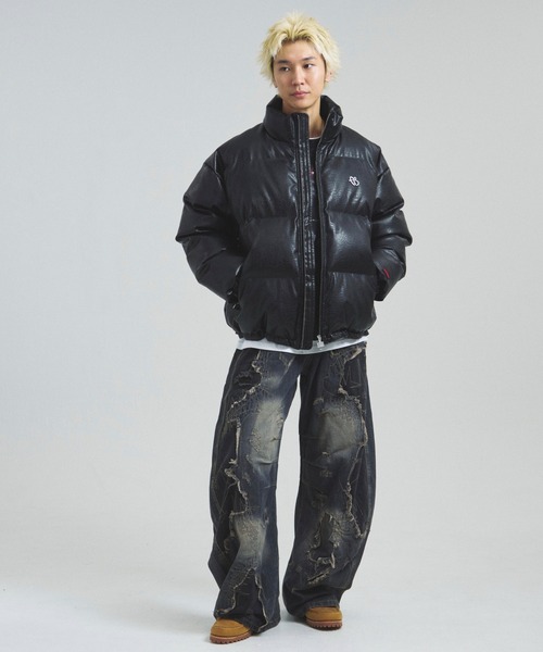 FUBU( フブ)の「FUBU-GA別注 PU Puffer Jacket(その他アウター・メンズ・ブラック・L/M)」の11枚目の写真