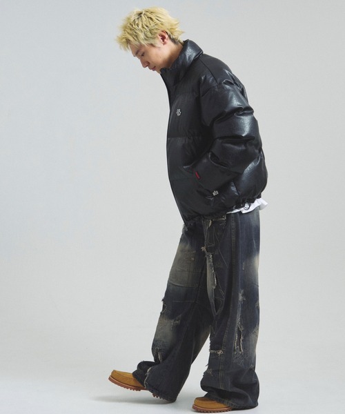 FUBU( フブ)の「FUBU-GA別注 PU Puffer Jacket(その他アウター・メンズ・ブラック・L/M)」の13枚目の写真