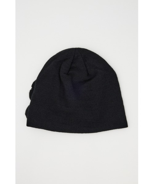 セール】FLOWER MOTIF KNIT BEANIE フラワーモチーフ ニット ビーニー