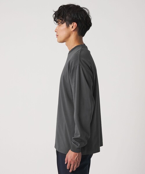 A DAY IN THE LIFE UNITED ARROWS(アデイインザライフユナイテッドアローズ)の「ポンチ リラックス カットソー<A DAY IN THE LIFE>(Tシャツ/カットソー・メンズ・その他1/ダークグレー/ホワイト・L/M/S)」の8枚目の写真
