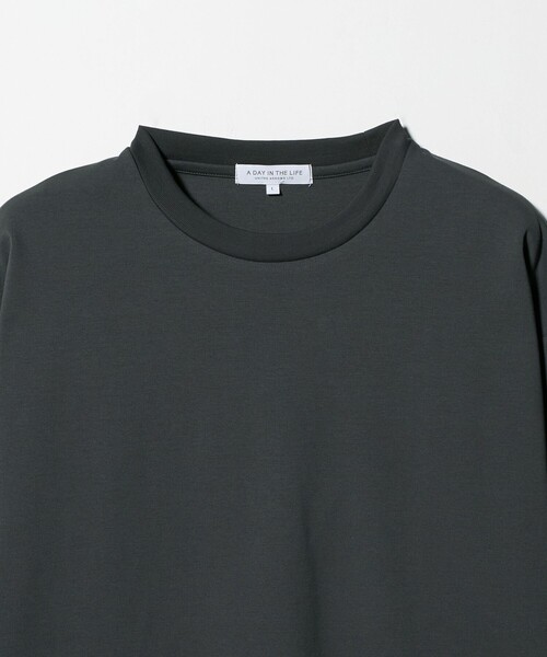 A DAY IN THE LIFE UNITED ARROWS(アデイインザライフユナイテッドアローズ)の「ポンチ リラックス カットソー<A DAY IN THE LIFE>(Tシャツ/カットソー・メンズ・その他1/ダークグレー/ホワイト・L/M/S)」の12枚目の写真