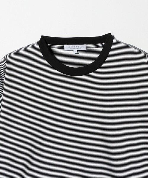 A DAY IN THE LIFE UNITED ARROWS(アデイインザライフユナイテッドアローズ)の「ポンチ リラックス カットソー<A DAY IN THE LIFE>(Tシャツ/カットソー・メンズ・その他1/ダークグレー/ホワイト・L/M/S)」の17枚目の写真