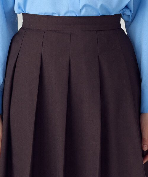 COMME CA ISM（コムサイズム）の「【オンライン・店舗限定】ミニ丈 プリーツスカート（スカート・レディース・グレイッシュベージュ/ダークブラウン・MEDIUM/LARGE）」の16枚目の写真