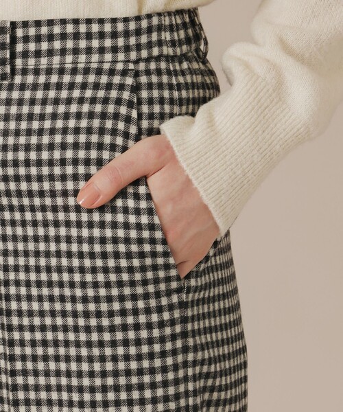 MACKINTOSH LONDON(マッキントッシュ ロンドン)の「ウールサキソニーパンツ(その他パンツ・レディース・チャコールグレー・38/36)」の6枚目の写真