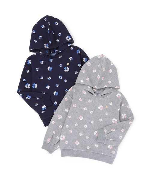 kate spade new york kids（ケイトスペードニューヨーク）の「スペードフラワージャカードフーディ（パーカー・キッズ・グレー/ネイビー・120cm/130cm/140cm/160cm/150cm）」の12枚目の写真