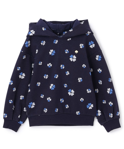 kate spade new york kids（ケイトスペードニューヨーク）の「スペードフラワージャカードフーディ（パーカー・キッズ・グレー/ネイビー・120cm/130cm/140cm/160cm/150cm）」の3枚目の写真