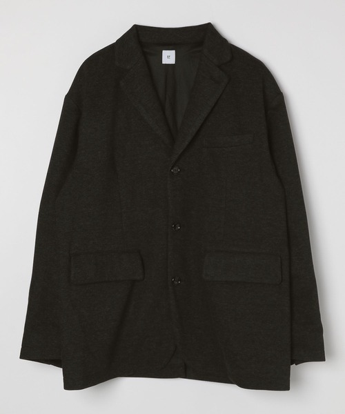 BAYFLOW（ベイフロー）の「【EF(エフ)】ウールライクジャージジャケット（MEN）（テーラードジャケット・メンズ・ダークグレー/ブラウン・MEDIUM/LARGE）」の8枚目の写真